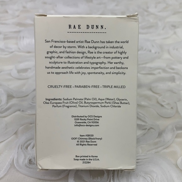 Rae Dunn Scented Hand & Body Soap - Oof! Vanilla Woods Scent, 8oz, SB120 - Picture 2 of 3